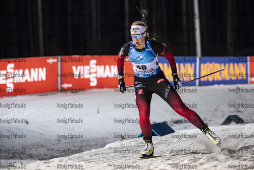 29.11.2020, xkvx, Biathlon IBU Weltcup Kontiolahti, Sprint Damen, v.l. Karoline Offigstad Knotten (Norway) in aktion / in action competes