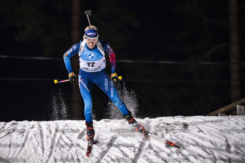 29.11.2020, xkvx, Biathlon IBU Weltcup Kontiolahti, Sprint Damen, v.l. Elisa Gasparin (Switzerland) in aktion / in action competes