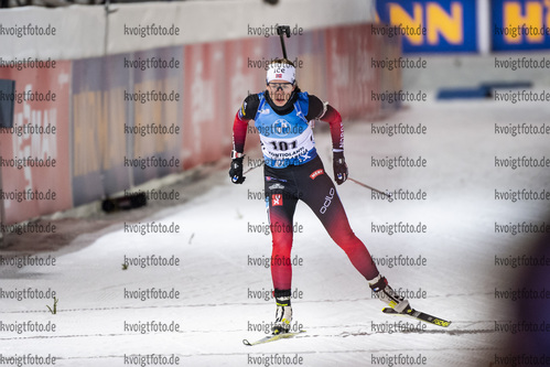 29.11.2020, xkvx, Biathlon IBU Weltcup Kontiolahti, Sprint Damen, v.l. Ida Lien (Norway) in aktion / in action competes