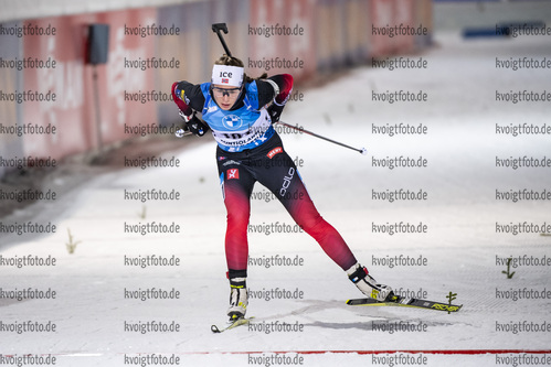 29.11.2020, xkvx, Biathlon IBU Weltcup Kontiolahti, Sprint Damen, v.l. Ida Lien (Norway) in aktion / in action competes