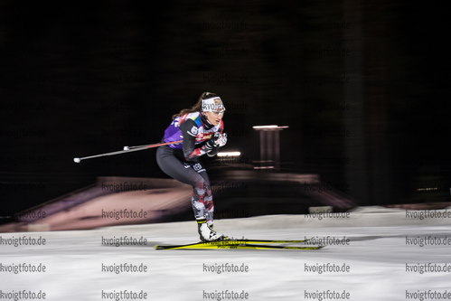 02.12.2020, xkvx, Biathlon IBU Weltcup Kontiolahti, Training Damen und Herren, v.l. Julia Schwaiger (Austria) in aktion / in action competes