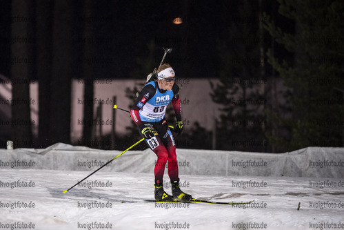 03.12.2020, xkvx, Biathlon IBU Weltcup Kontiolahti, Sprint Herren, v.l. Johannes Dale (Norway) in aktion / in action competes