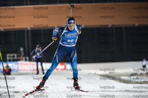 03.12.2020, xkvx, Biathlon IBU Weltcup Kontiolahti, Sprint Damen, v.l. Aita Gasparin (Switzerland) in aktion / in action competes