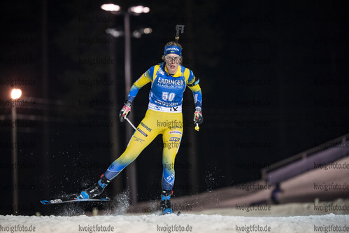 03.12.2020, xkvx, Biathlon IBU Weltcup Kontiolahti, Sprint Damen, v.l. Elvira Oeberg (Sweden) in aktion / in action competes
