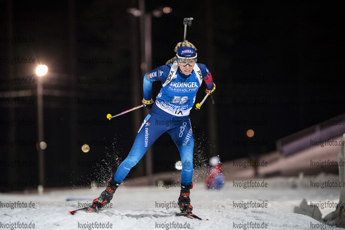 03.12.2020, xkvx, Biathlon IBU Weltcup Kontiolahti, Sprint Damen, v.l. Elisa Gasparin (Switzerland) in aktion / in action competes