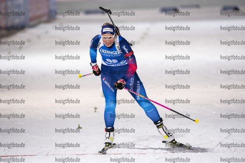 03.12.2020, xkvx, Biathlon IBU Weltcup Kontiolahti, Sprint Damen, v.l. Irene Cadurisch (Switzerland) im Ziel / in the finish