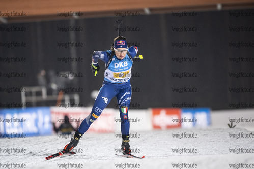 05.12.2020, xkvx, Biathlon IBU Weltcup Kontiolahti, Staffel Damen, v.l. Dorothea Wierer (Italy) in aktion / in action competes