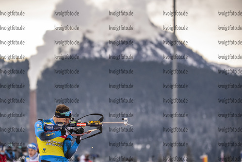 15.12.2020, xkvx, Biathlon IBU Weltcup Hochfilzen, Training Damen und Herren, v.l. Emilien Jacquelin (France)  / 