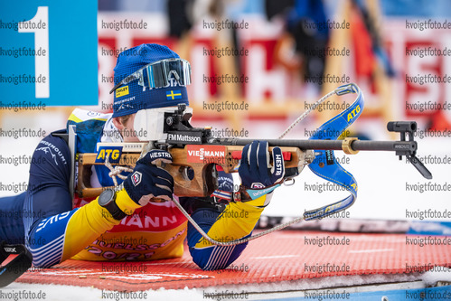 15.12.2020, xkvx, Biathlon IBU Weltcup Hochfilzen, Training Damen und Herren, v.l. Sebastian Samuelsson (Sweden)  / 