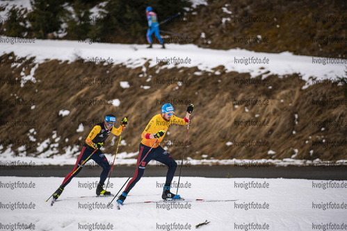 16.12.2020, xkvx, Biathlon IBU Weltcup Hochfilzen, Training Damen und Herren, v.l. Ski Technican / Germany in aktion / in action competes