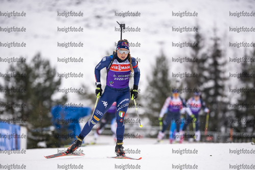 16.12.2020, xkvx, Biathlon IBU Weltcup Hochfilzen, Training Damen und Herren, v.l. Dorothea Wierer (Italy) in aktion / in action competes