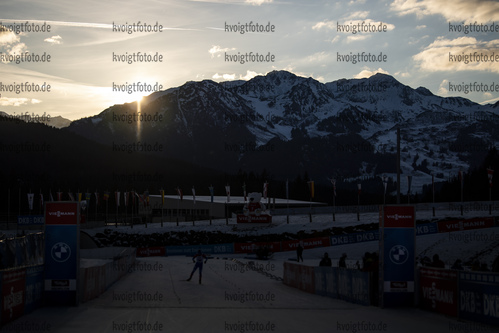 17.12.2020, xkvx, Biathlon IBU Weltcup Hochfilzen, Sprint Herren, v.l. Feature / Landschaft  / 