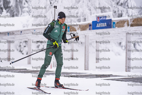 07.01.2020, xkvx, Biathlon Training Oberhof, v.l. Justus Strelow (Germany)  / 