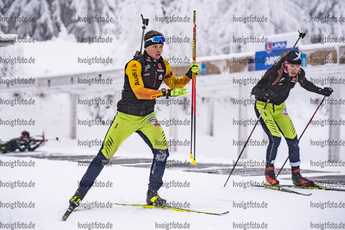 07.01.2020, xkvx, Biathlon Training Oberhof, v.l. Oscar Barchewitz (Germany)  / 