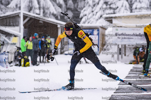 07.01.2020, xkvx, Biathlon Training Oberhof, v.l. Darius Lodl (Germany)  / 