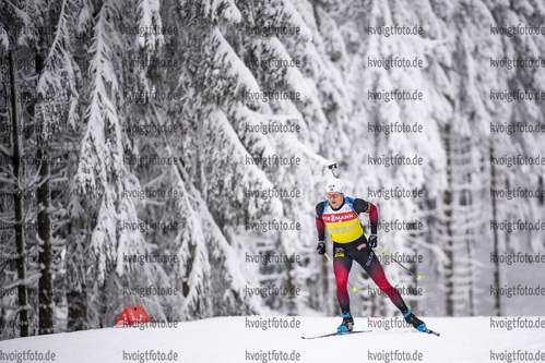 07.01.2020, xkvx, Biathlon IBU Weltcup Oberhof, Training Damen und Herren, v.l. Vetle Sjaastad Christiansen (Norway) in aktion / in action competes