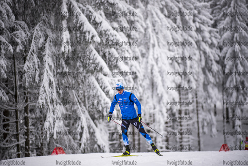 07.01.2020, xkvx, Biathlon IBU Weltcup Oberhof, Training Damen und Herren, v.l. Kalev Ermits (Estonia) in aktion / in action competes