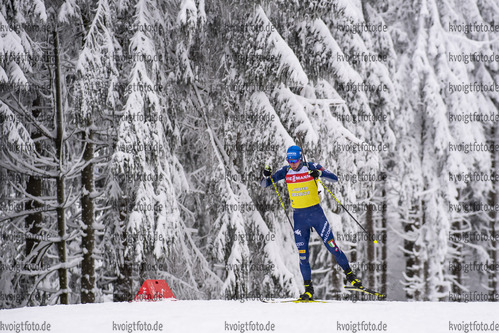 07.01.2020, xkvx, Biathlon IBU Weltcup Oberhof, Training Damen und Herren, v.l. Lukas Hofer (Italy) in aktion / in action competes