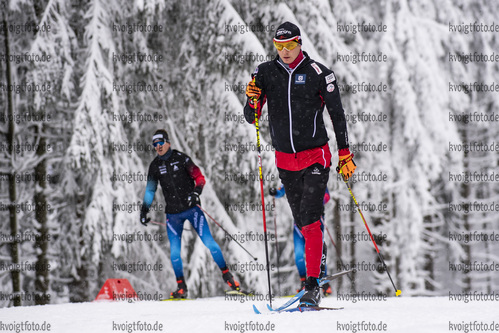 07.01.2020, xkvx, Biathlon IBU Weltcup Oberhof, Training Damen und Herren, v.l. Harald Lemmerer (Austria) in aktion / in action competes