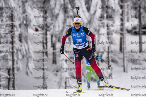 08.01.2020, xkvx, Biathlon IBU Weltcup Oberhof, Sprint Damen, v.l. Ida Lien (Norway) in aktion / in action competes