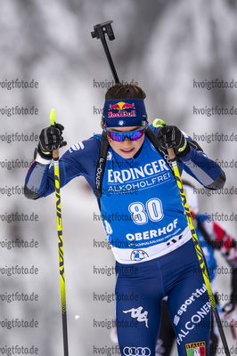 08.01.2020, xkvx, Biathlon IBU Weltcup Oberhof, Sprint Damen, v.l. Dorothea Wierer (Italy) in aktion / in action competes