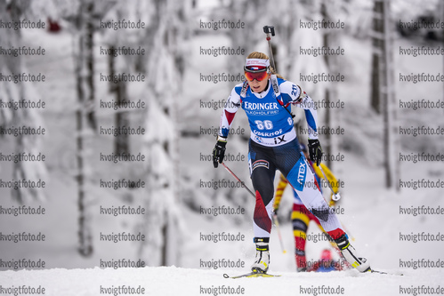 08.01.2020, xkvx, Biathlon IBU Weltcup Oberhof, Sprint Damen, v.l. Maria Zdravkova (Bulgaria) in aktion / in action competes