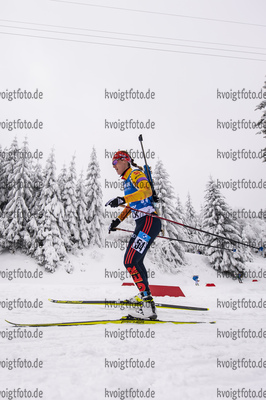 08.01.2020, xkvx, Biathlon IBU Weltcup Oberhof, Sprint Damen, v.l. Denise Herrmann (Germany) in aktion / in action competes