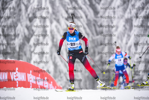 09.01.2020, xkvx, Biathlon IBU Weltcup Oberhof, Verfolgung Damen, v.l. Ida Lien (Norway) in aktion / in action competes