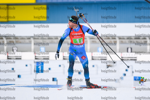 10.01.2020, xkvx, Biathlon IBU Weltcup Oberhof, Single Mixed Staffel, v.l.   / 