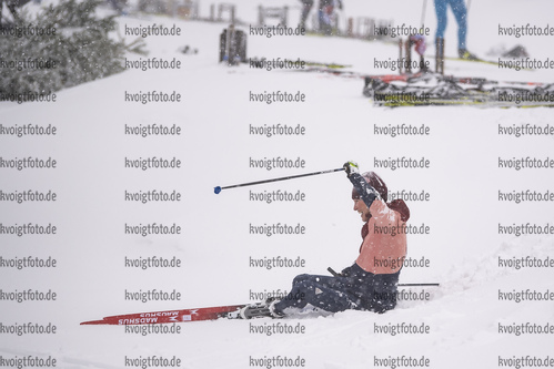 12.01.2020, xkvx, Biathlon IBU Weltcup Oberhof, Training Damen und Herren, v.l. Kati Wilhelm  / 
