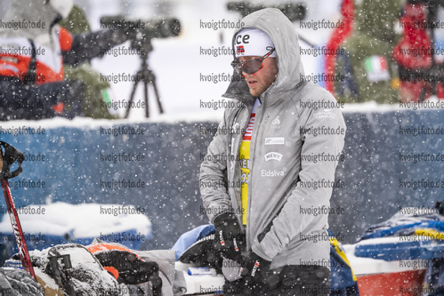 12.01.2020, xkvx, Biathlon IBU Weltcup Oberhof, Training Damen und Herren, v.l. Erlend Bjoentegaard (Norway)  / 