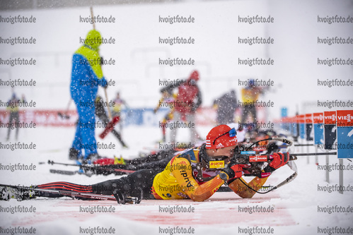 12.01.2020, xkvx, Biathlon IBU Weltcup Oberhof, Training Damen und Herren, v.l. Philipp Horn (Germany)  / 