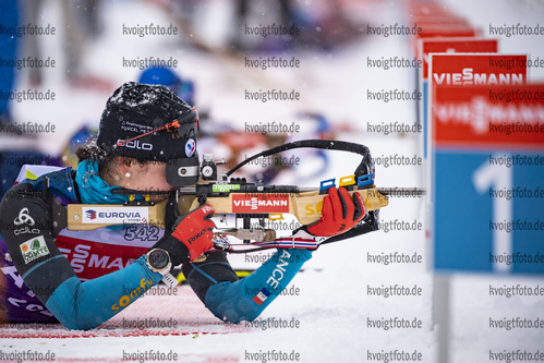 12.01.2020, xkvx, Biathlon IBU Weltcup Oberhof, Training Damen und Herren, v.l. Caroline Colombo (France)  / 