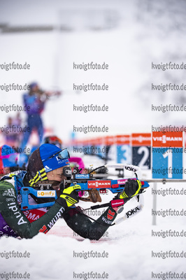 12.01.2020, xkvx, Biathlon IBU Weltcup Oberhof, Training Damen und Herren, v.l. Franziska Preuss (Germany)  / 