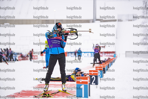 12.01.2020, xkvx, Biathlon IBU Weltcup Oberhof, Training Damen und Herren, v.l. Justine Braisaz-Bouchet (France)  / 