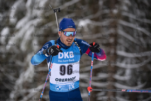 13.01.2020, xkvx, Biathlon IBU Weltcup Oberhof, Sprint Herren, v.l. Joscha Burkhalter (Switzerland) in aktion / in action competes