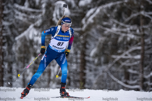 14.01.2020, xkvx, Biathlon IBU Weltcup Oberhof, Sprint Damen, v.l. Elisa Gasparin (Switzerland) in aktion / in action competes