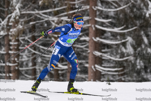 16.01.2020, xkvx, Biathlon IBU Weltcup Oberhof, Staffel Damen, v.l. Irene Lardschneider (Italy)  / 