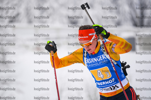 16.01.2020, xkvx, Biathlon IBU Weltcup Oberhof, Staffel Damen, v.l. Denise Herrmann (Germany)  / 