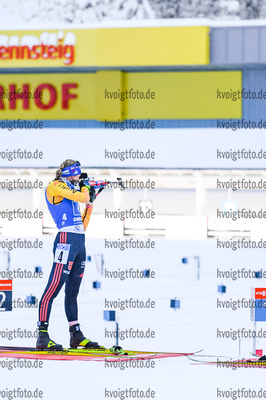 16.01.2020, xkvx, Biathlon IBU Weltcup Oberhof, Staffel Damen, v.l. Franziska Preuss (Germany)  / 