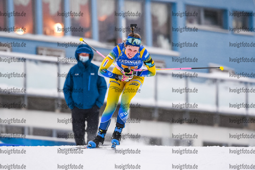 16.01.2020, xkvx, Biathlon IBU Weltcup Oberhof, Staffel Damen, v.l. Elvira Oeberg (Sweden)  / 