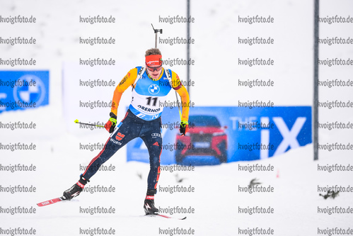 17.01.2020, xkvx, Biathlon IBU Weltcup Oberhof, Massenstart Herren, v.l. Benedikt Doll (Germany)  / 