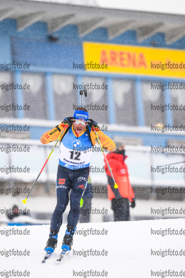 17.01.2020, xkvx, Biathlon IBU Weltcup Oberhof, Massenstart Herren, v.l. Erik Lesser (Germany)  / 