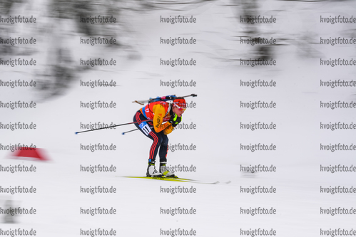 17.01.2020, xkvx, Biathlon IBU Weltcup Oberhof, Massenstart Damen, v.l. Denise Herrmann (Germany)  / 