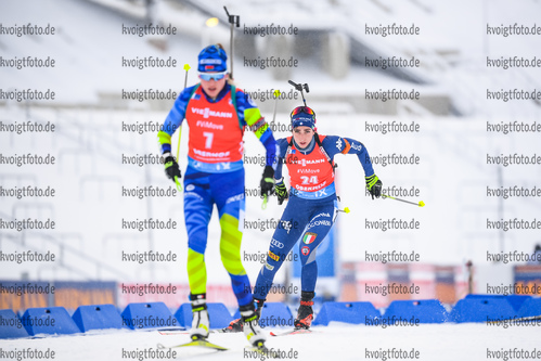 17.01.2020, xkvx, Biathlon IBU Weltcup Oberhof, Massenstart Damen, v.l. Lisa Vittozzi (Italy)  / 