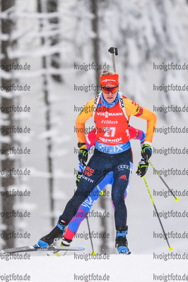 17.01.2020, xkvx, Biathlon IBU Weltcup Oberhof, Massenstart Damen, v.l. Maren Hammerschmidt (Germany)  / 