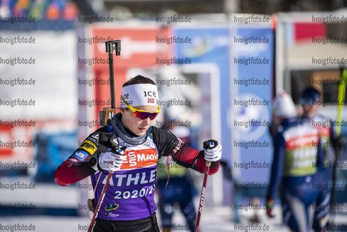 19.01.2021, xkvx, Biathlon IBU Weltcup Antholz, Training Damen und Herren, v.l. Ida Lien (Norway)  / 