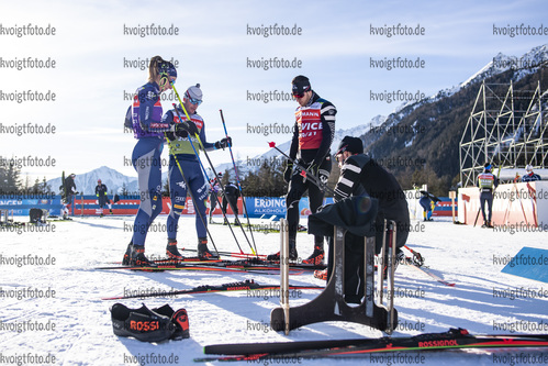 19.01.2021, xkvx, Biathlon IBU Weltcup Antholz, Training Damen und Herren, v.l. Lisa Vittozzi (Italy)  / 
