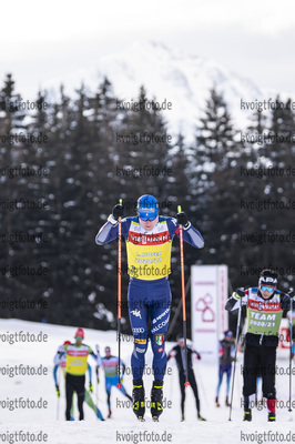 20.01.2021, xkvx, Biathlon IBU Weltcup Antholz, Training Damen und Herren, v.l. Lukas Hofer (Italy)  / 