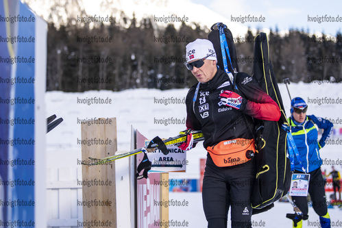 20.01.2021, xkvx, Biathlon IBU Weltcup Antholz, Training Damen und Herren, v.l. Coach Egil Kristiansen (Norway)  / 